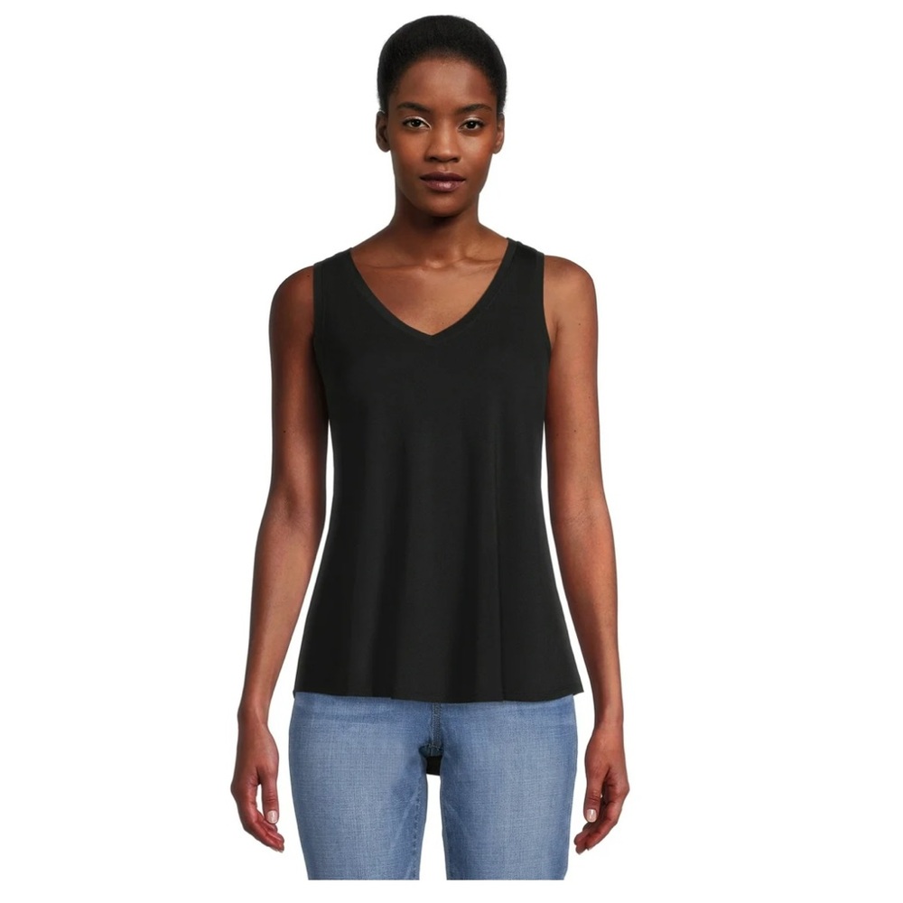 Time and Tru Black Shoot Women's High Low Tank Top bundle of XL/XXL for ki_mi